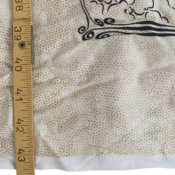 All NoveauF abric Panel By Kathy Hall Andover Fabrics Cream Cotton Sewing Crafts - Picture 9 of 10